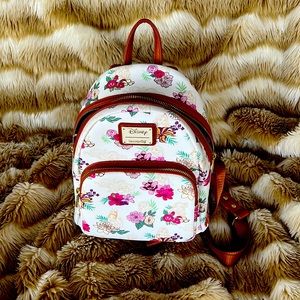 Disney floral Princess Loungefly EUC